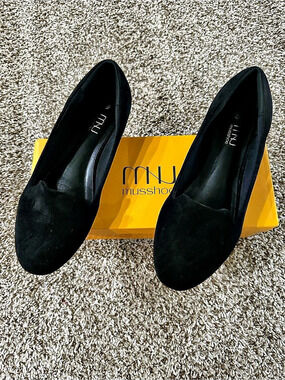 Musshoe Black Flats